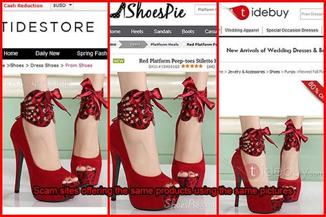 fraudulent shoes websites